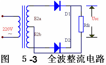 電子電路圖，整流二極管的作用,整流電路