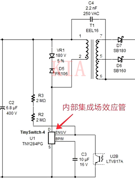 開(kāi)關(guān)電源 場(chǎng)效應(yīng)管