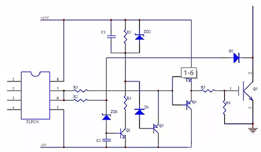 逆變器過流短路保護(hù)電路