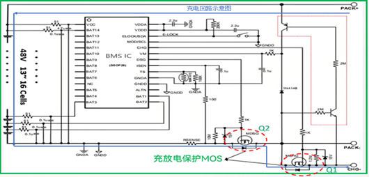 bms mos，bms電池管理mos管應用方案-KIA MOS管