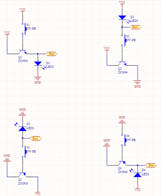 pnp,npn,開(kāi)關(guān)電路