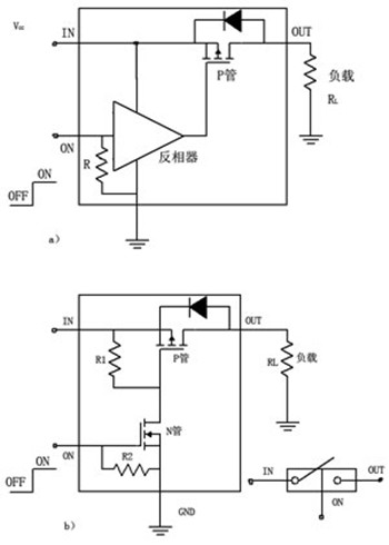 負(fù)載開關(guān)電路,mos管負(fù)載