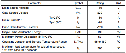 -60v-30a,8106場(chǎng)效應(yīng)管
